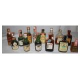 Miniature Liquor Bottles Sealed: