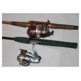 2 Fishing Rods w/ Reels