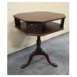 Lamp Table with Queen Anne Style Legs