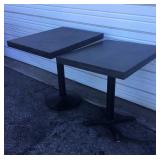 (2) Stained Wood Tables