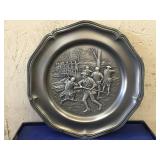 The Battle of Concord Bridge 1775 Pewter Plate