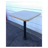Tall Wood & Metal Table