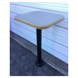 Tall Wood & Metal Table