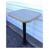 Tall Wood & Metal Table
