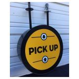 Light Up Round "Pick Up" Sign