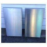 (2) Stainless Steel Hanging Plaque