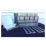 Misc Stainless Steel Hanging Cubbies, Plaque,