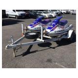 2 Kawasaki Jet Skis w/ Trailer