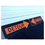 (2) Detour Signs