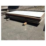 (10) 1/2in (6) Sheets 1/4 In Sheets of Plywood