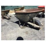 Brown Wheel Barrow