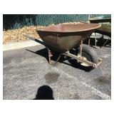 Brown Wheel Barrow