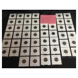 14 -Buffalo Nickels, 4-V-Nickels, 14 Old