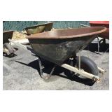 Brown Wheel Barrow