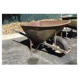 Brown Wheel Barrow