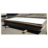 (10) 1/2in (6) Sheets 1/4 In Sheets of Plywood