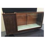 Lighted Display Cabinet with Glass Shelves