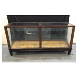 4 Shelf Glass Display Case Made by Weber Furniture