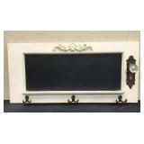 Shabby Chic Chalkboard Door w/ Hooks