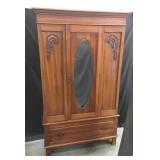 Wardrobe with Mirror & Drawer