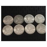 Morgan Silver Dollar Coins - 1896 (8)