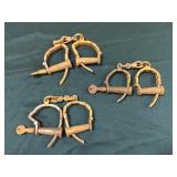 3 Sets of Handcuffs w/ Keys