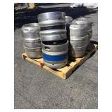 7 Various Kegs on Pallet