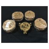 Misc Lot of Sine & West London Compasses