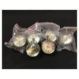 6- 17 Jewels Pocket Watch Paperweights