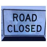 Large Road Closed Sign