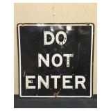 Do Not Enter Refelctor Sign