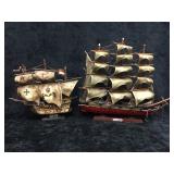 2- Different Size Model Ships