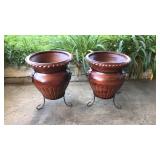 (2) Decorative Planters