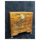 Carved Wood Chest