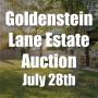 Goldenstein Lane Estate Auction 