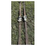 MA Strand Vintage Wood Skis 8