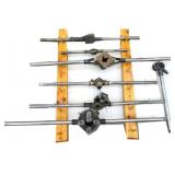 Antique Pipe Threaders w/ Display Racks