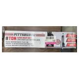 Pittsburgh 8 Ton Long Ram Flat Bottom Jack