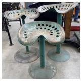 Vintage Tractor Seat Chairs