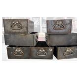 Vintage Industrial Metal Drawers