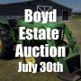 Boyd Estate Auction
