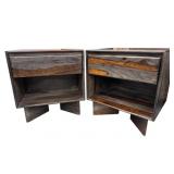 Cambria Solid Sheesham Wood Nightstands