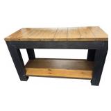 Wood Top Single Coffee Table