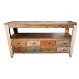 8 Drawers Sofa Table