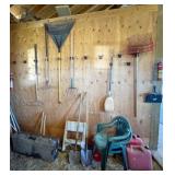 Hand Tools, Gas Cans, Chairs