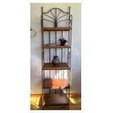 Rustic Storage Shelf w/ Contents