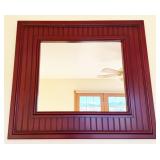 Red Wall Mirror