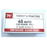 45 AUTO | 100 RDS WINCHESTER TARGET & PRACTICE