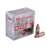 9MM LUGER+P | 25 RDS HORNADY CRITICAL DUTY AMMO