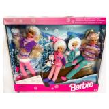1995 Mattel Sledding Fun with Barbie & Her Sisters